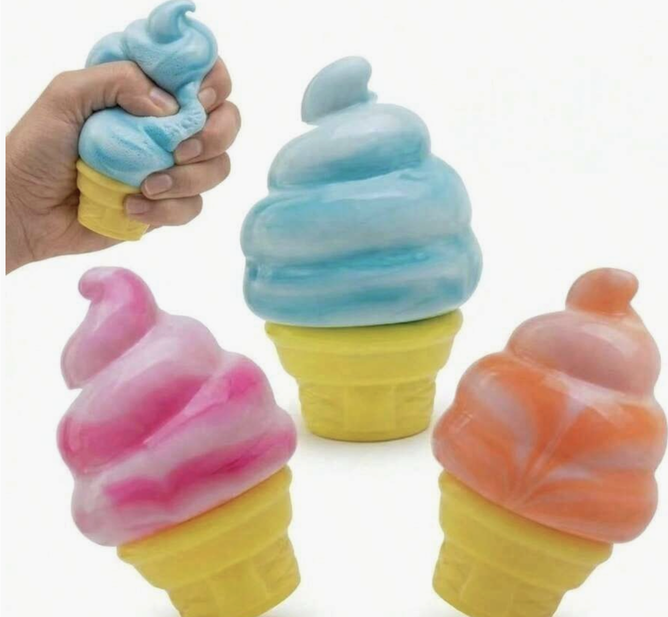 Ice cream cone squishies